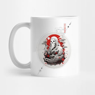 Demon AI east japan china ink design Mug